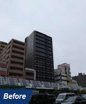 夕景加工の加工前